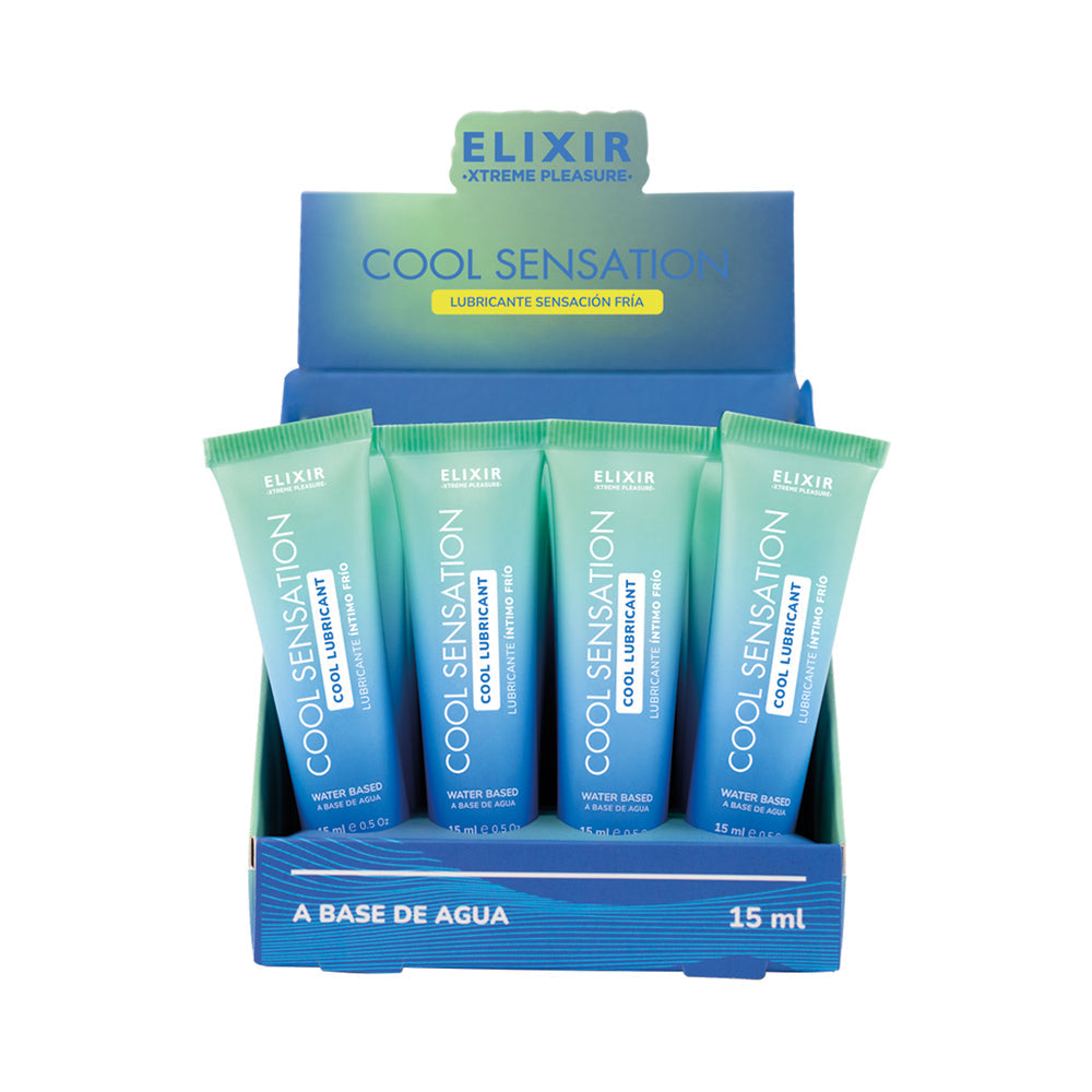 Elixir Cool Sensation Intimate Gel – Water-Based Lubricant with Cooling Effect – 0.5 oz