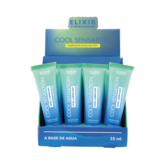 Elixir Cool Sensation Intimate Gel – Water-Based Lubricant with Cooling Effect – 0.5 oz