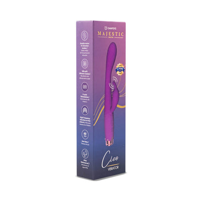 Camtoyz Cleo Rabbit Vibrator – Purple, Dual-Action Design
