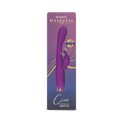Camtoyz Cleo Rabbit Vibrator – Purple, Dual-Action Design