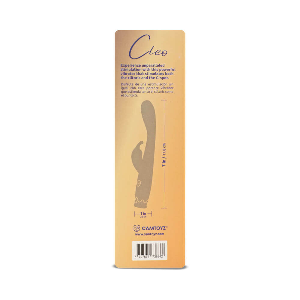 Camtoyz Cleo Rabbit Vibrator – Purple, Dual-Action Design