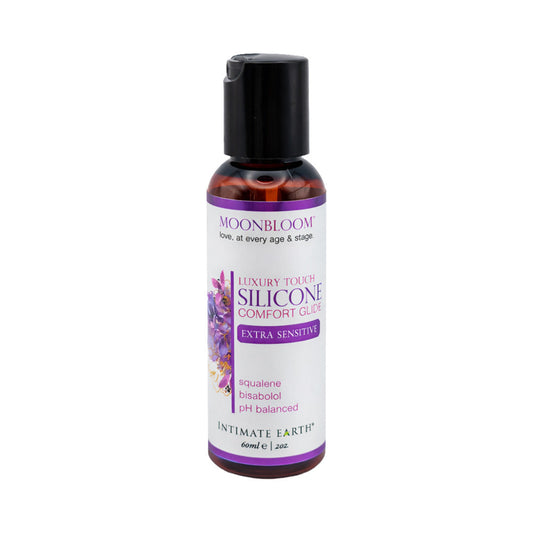 Intimate Earth Moonbloom Silicone Comfort Glide – Extra Sensitive – 2 oz.