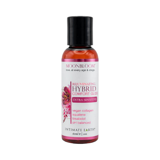 Intimate Earth Moonbloom Hybrid Comfort Glide – Rejuvenating Personal Lubricant – 2 oz.