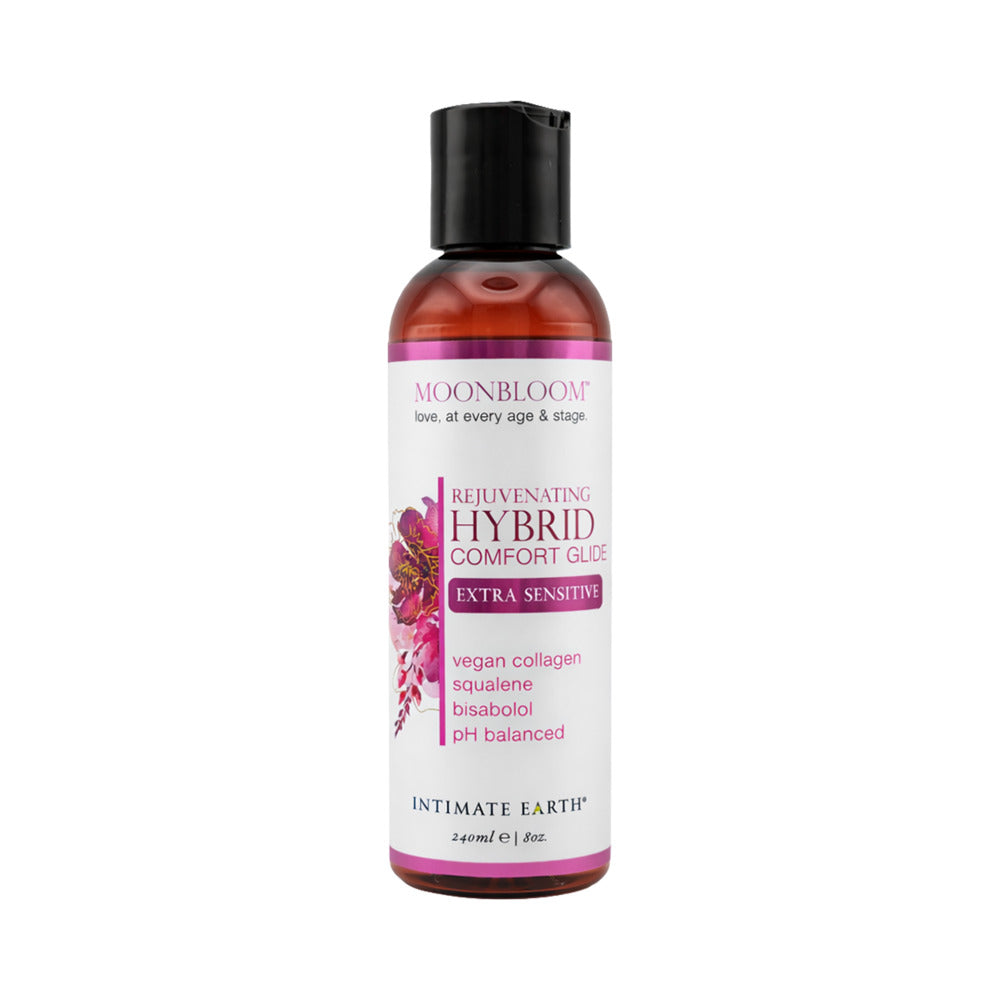 Intimate Earth Moonbloom Hybrid Comfort Glide 8 oz. – Rejuvenating Hybrid Lubricant