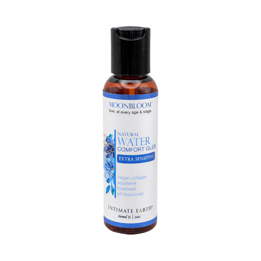 Intimate Earth Moonbloom Natural Water Comfort Glide – Extra Sensitive – 2 oz