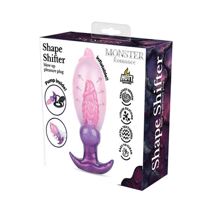 Monster Romance Shape Shifter Inflatable Play Toy with Controllable Pump - Purple