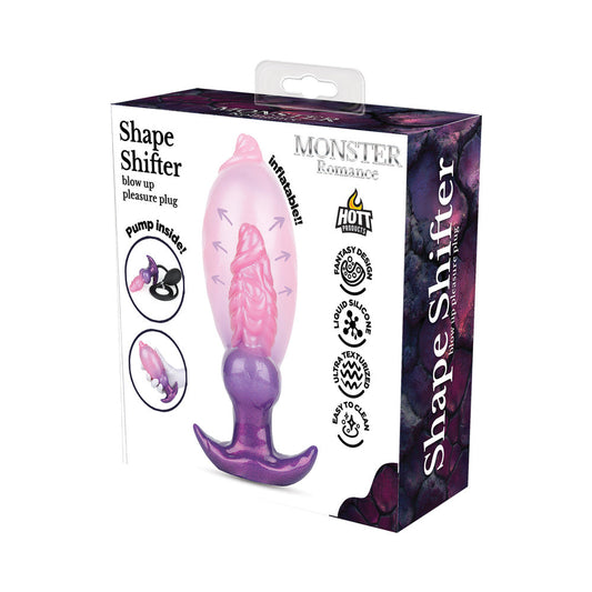 Monster Romance Shape Shifter Inflatable Play Toy with Controllable Pump - Purple