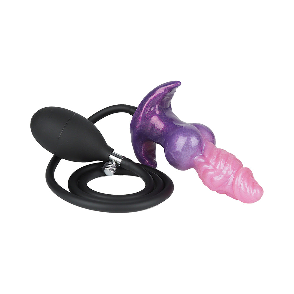 Monster Romance Shape Shifter Inflatable Play Toy with Controllable Pump - Purple