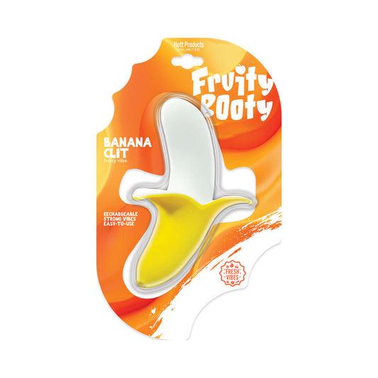 Hott Products Fruity Booty Banana Clit Silicone Vibe – Yellow