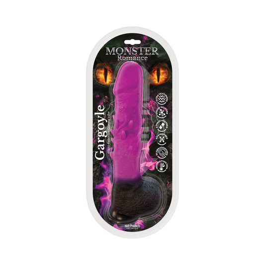 Hott Products Gargoyle Multi-Speed Thrusting Dildo – Hot Pink/Black