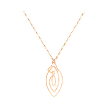 Biird Vulvii Necklace - Rose Gold - Empowering Jewelry