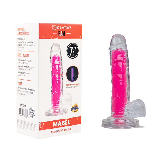 Camtoyz Raw Mabel Realistic Dildo – Pink