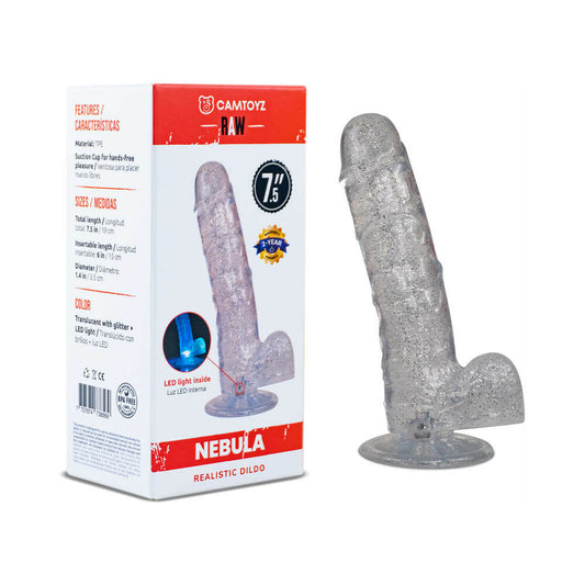 Camtoyz Raw Nebula Transparent Realistic Dildo – Clear