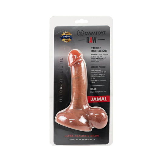 Camtoyz Jamal Ultra-Realistic Dildo – Tan, 7 in