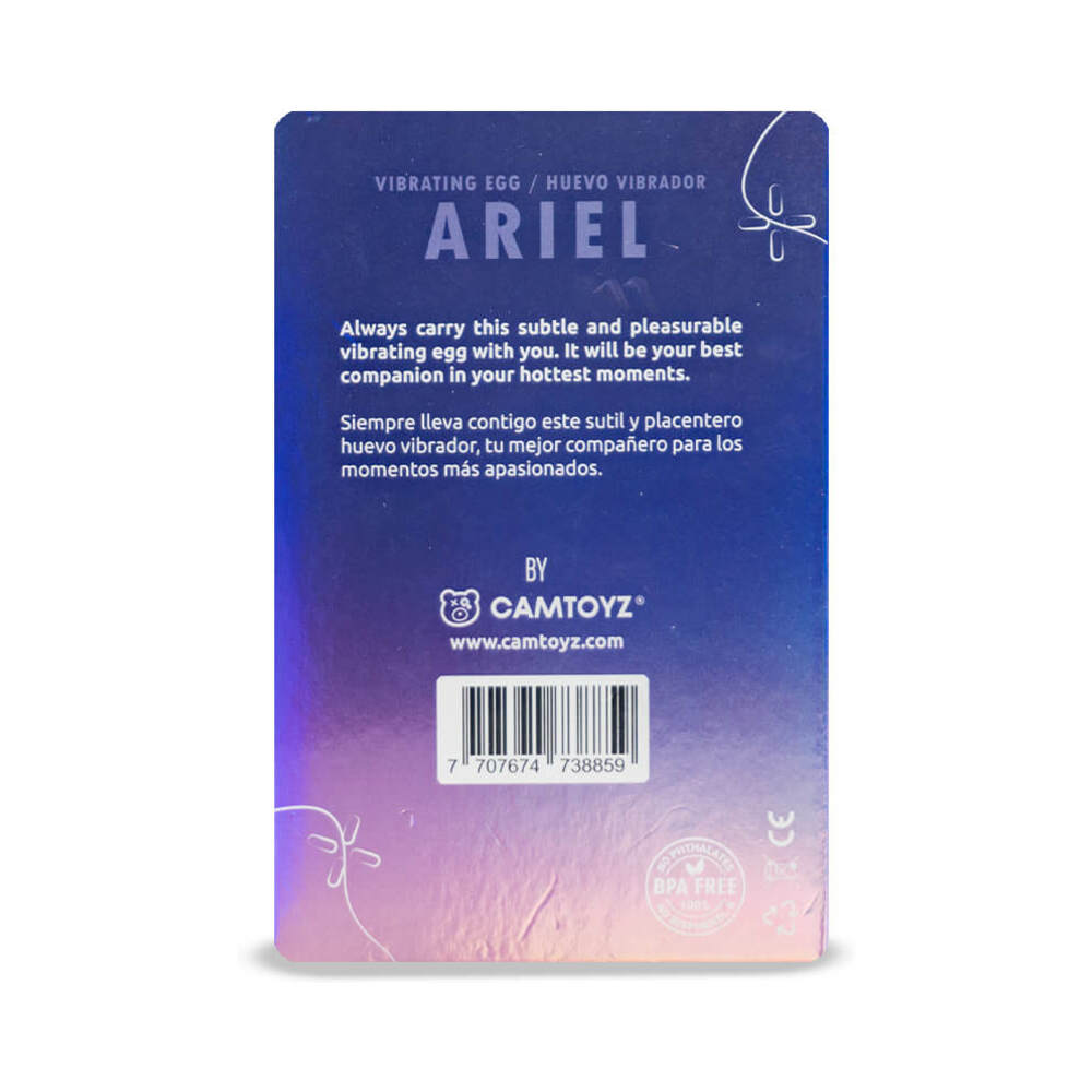 Camtoyz Lolly Ariel Vibrating Egg – Light Pink
