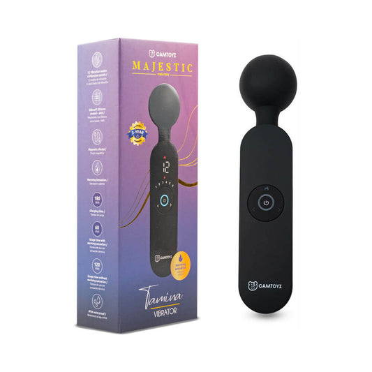 Camtoyz Majestic Tamina Vibrator – Black – Silicone