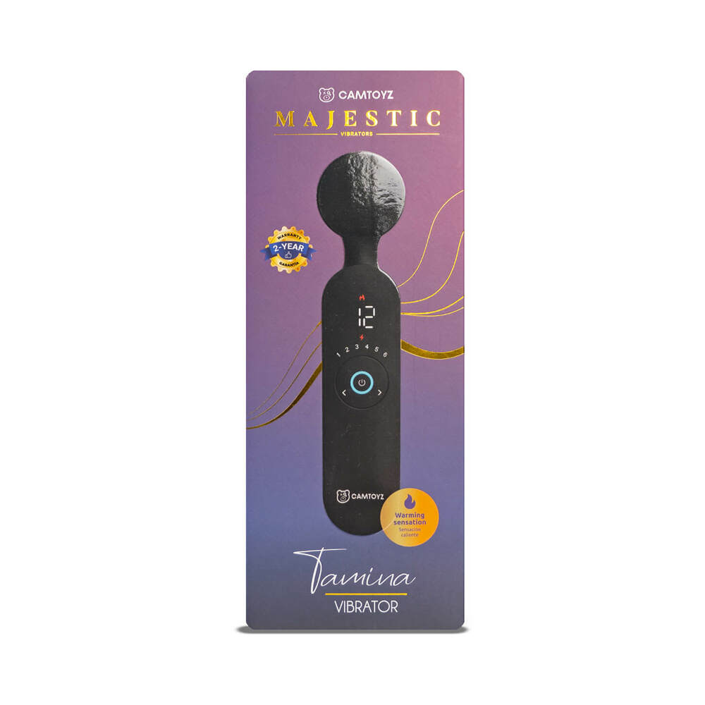 Camtoyz Majestic Tamina Vibrator – Black – Silicone