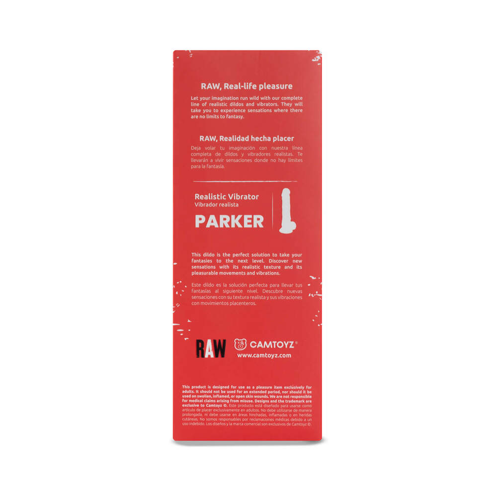 Camtoyz Raw Parker Realistic Vibrating Dildo – Tan