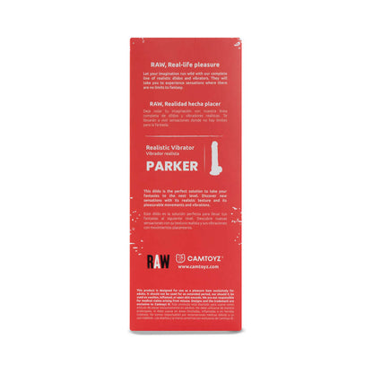 Camtoyz Raw Parker Realistic Vibrating Dildo – Tan