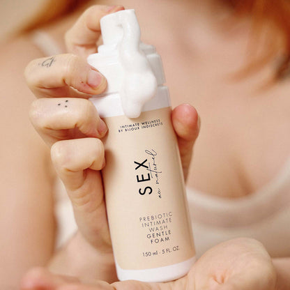Bijoux Indiscrets Sex Au Naturel Prebiotic Intimate Wash Gentle Foam – Gentle Cleansing Foam
