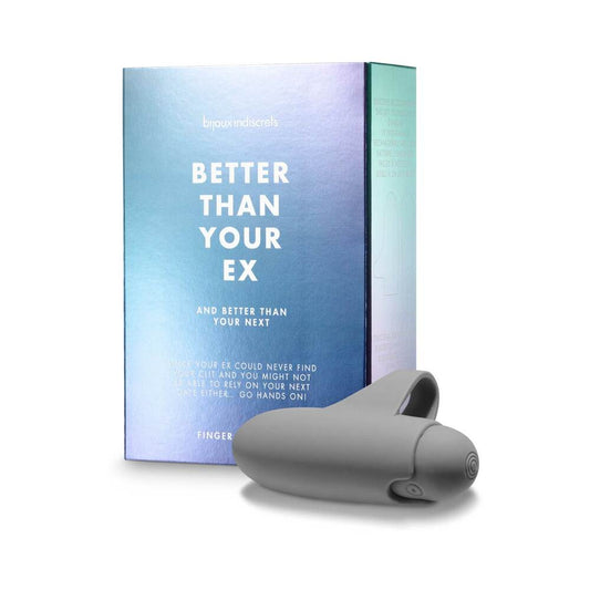 Bijoux Indiscrets Clitherapy Better Than Your Ex Rechargeable Finger Vibrator – Blue