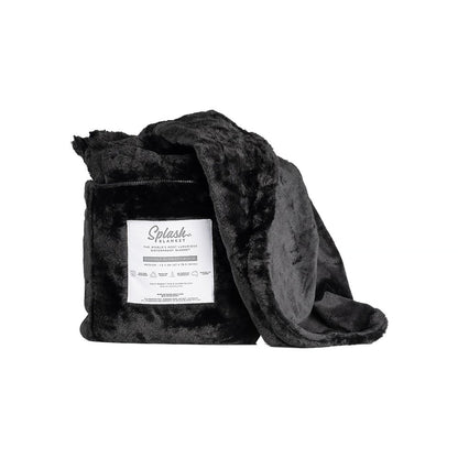Splash Blanket Furlush Medium Waterproof Blanket - Black