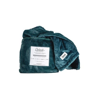 Splash Blanket Furlush Medium Waterproof Blanket – Emerald Green