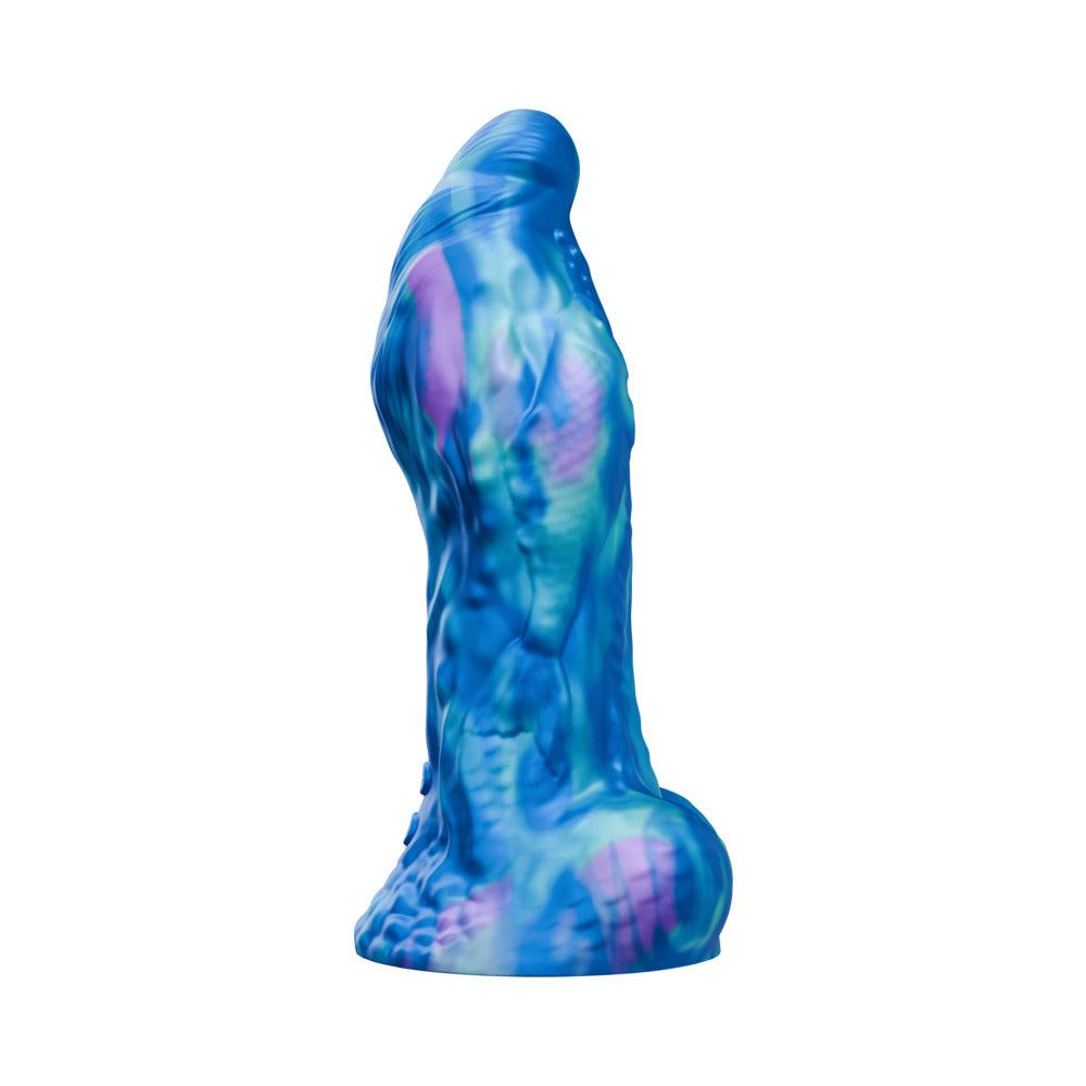 Tentra Marinus Sea Beast Vibrating Dildo – Blue – 8 Vibration Modes
