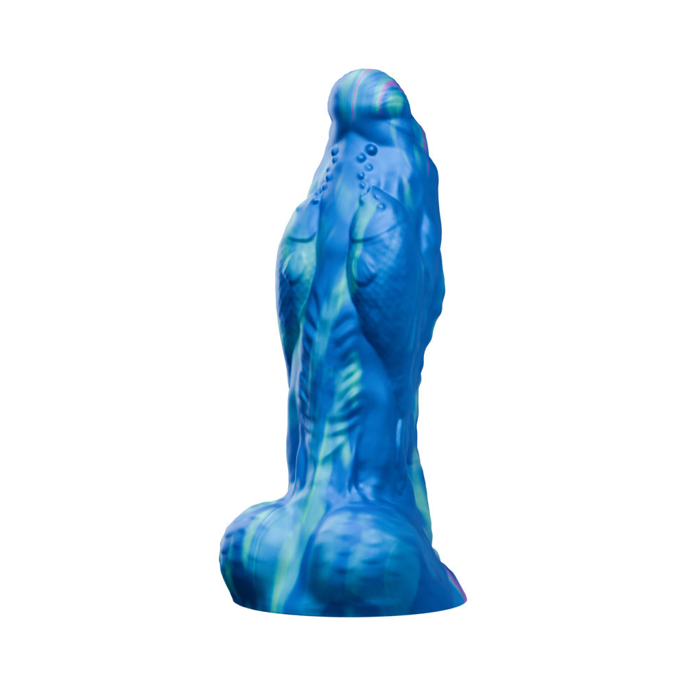 Tentra Marinus Sea Beast Vibrating Dildo – Blue – 8 Vibration Modes