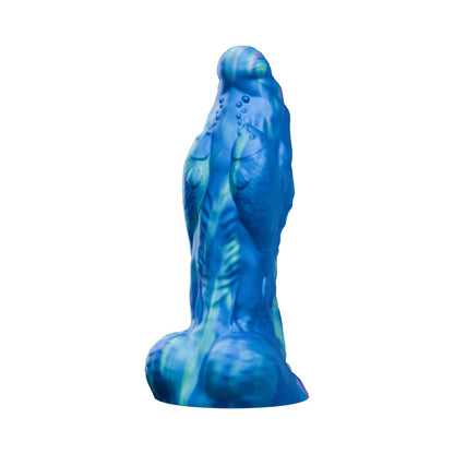 Tentra Marinus Sea Beast Vibrating Dildo – Blue – 8 Vibration Modes