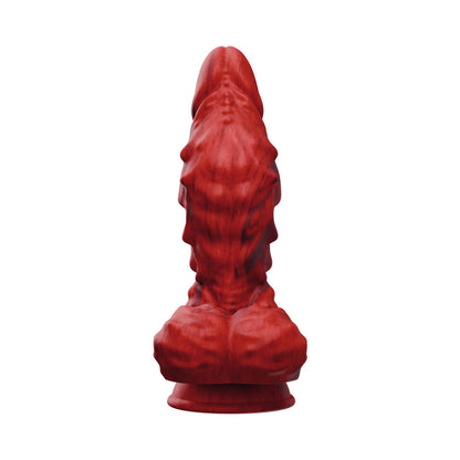 Tentra Vulkris Volcanic Dragon Vibrating Dildo – Red