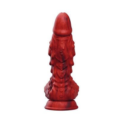 Tentra Vulkris Volcanic Dragon Vibrating Dildo – Red