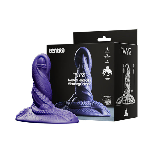 Tentra Twyss Twisted Tentacles Vibrating Grinder – Purple
