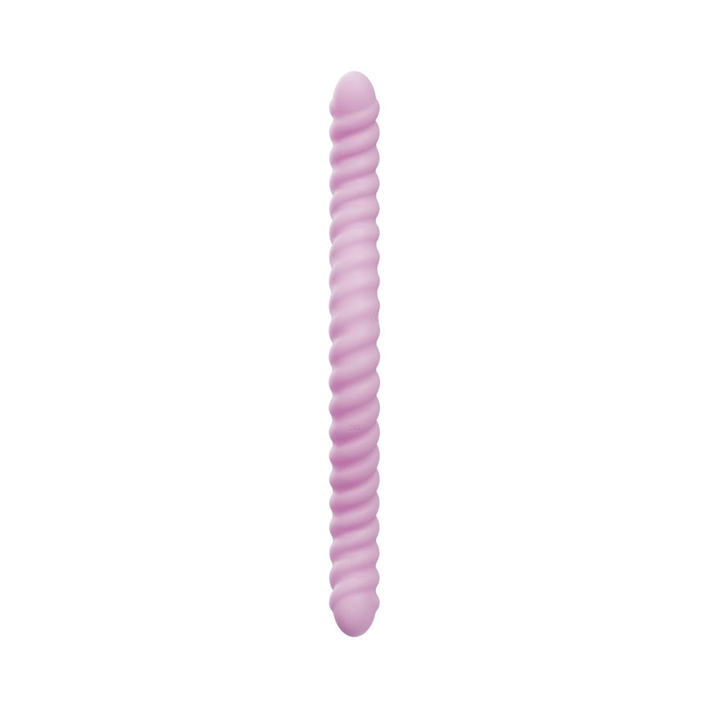 Tentra Cor Unicorn Horn Double-Ended Vibrating Dildo – Pink – 10 Vibration Modes