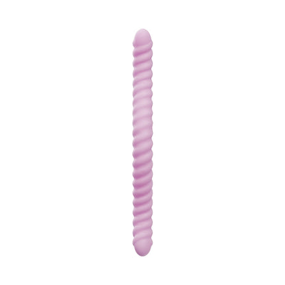 Tentra Cor Unicorn Horn Double-Ended Vibrating Dildo – Pink – 10 Vibration Modes