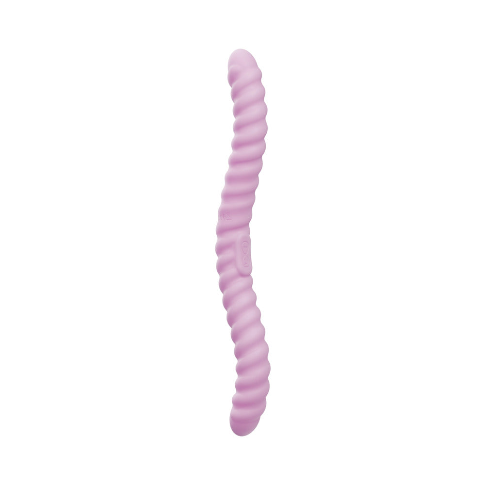 Tentra Cor Unicorn Horn Double-Ended Vibrating Dildo – Pink – 10 Vibration Modes