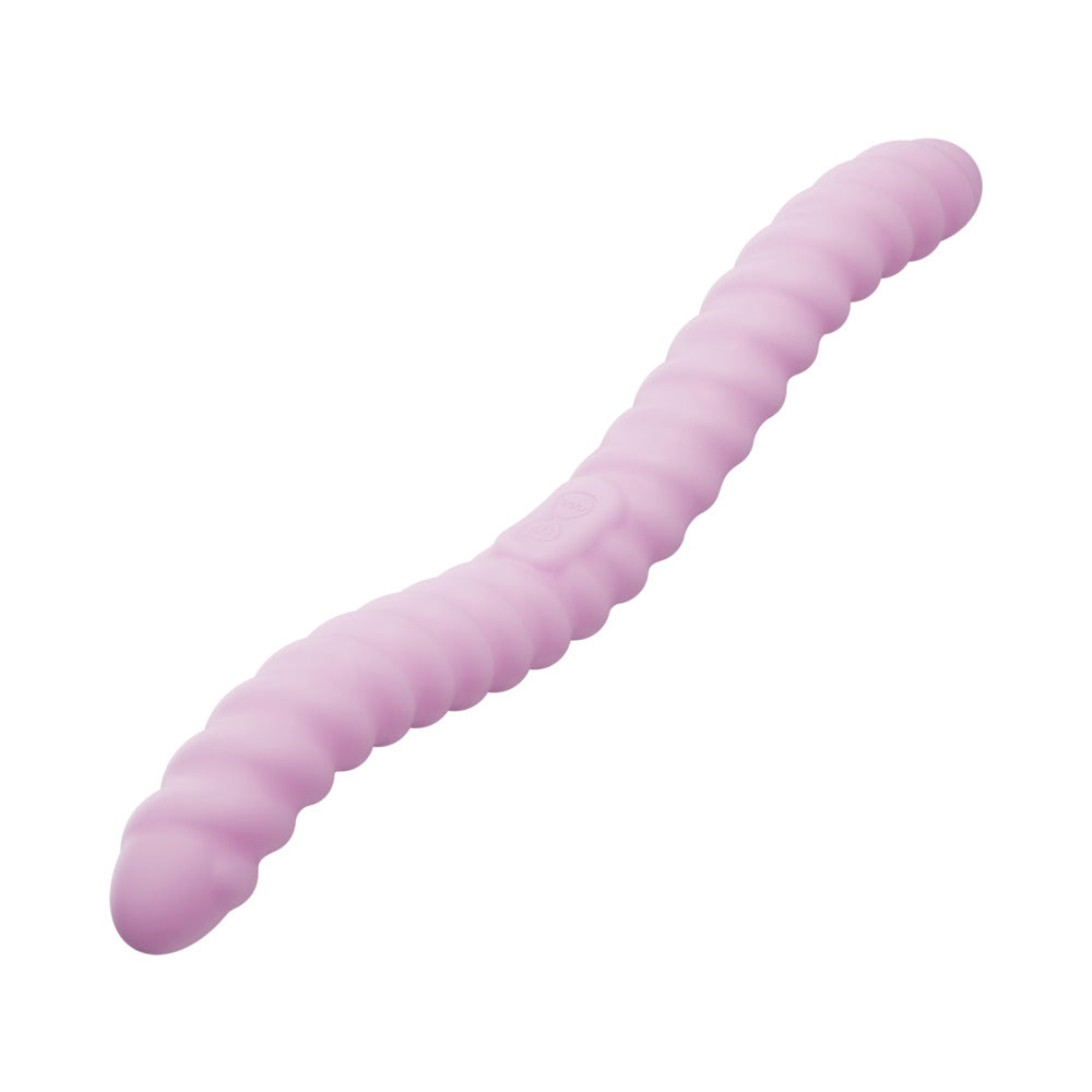 Tentra Cor Unicorn Horn Double-Ended Vibrating Dildo – Pink – 10 Vibration Modes