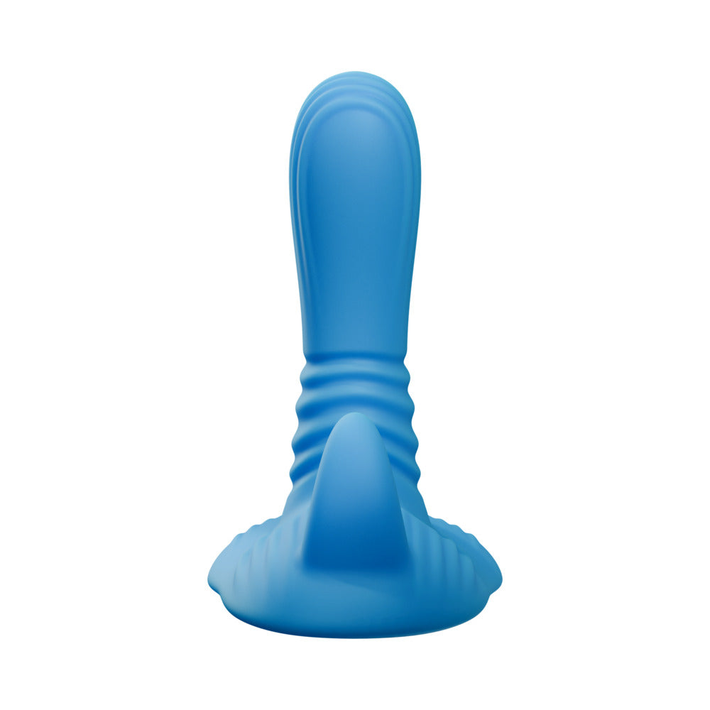 Tentra Belo Horned Beast Thrusting Grinder - Blue - 3 Thrust Speeds, 9 Vibration Modes