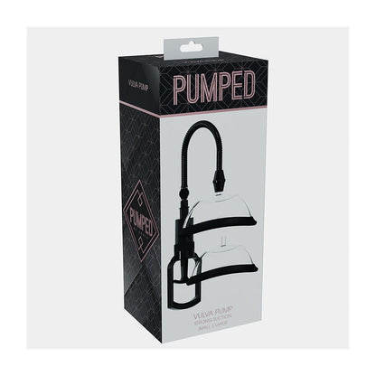 PUMPED Manual Vulva Pump – Black – Includes 2 Cups