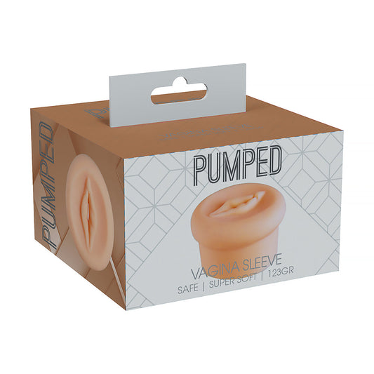 PUMPED Vagina Pump Sleeve - Beige - Soft TPE Design