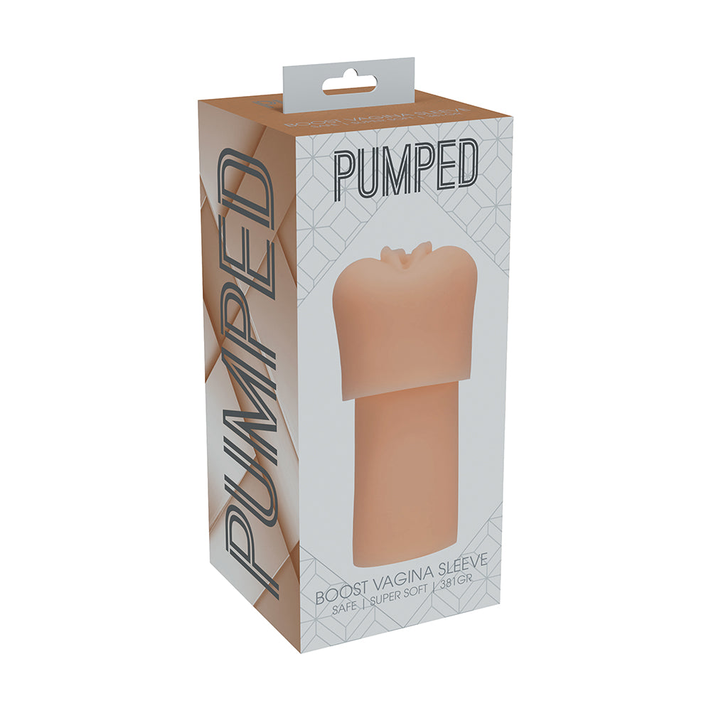 PUMPED Vagina Pump Sleeve – Beige – Fits Most PUMPED Penis Cylinders
