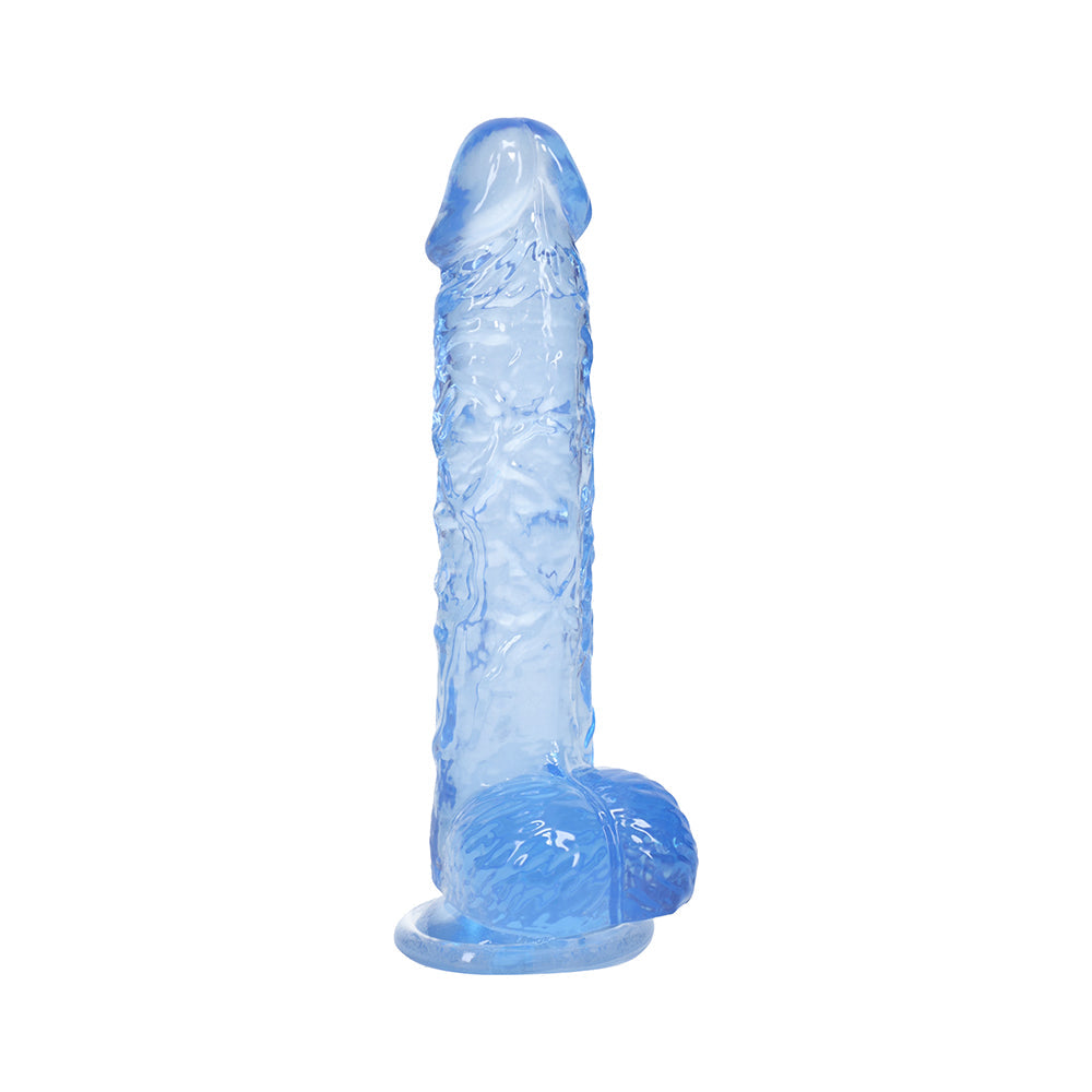 RealRock 5 in. Dildo with Balls – Blue