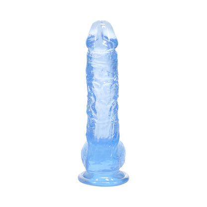 RealRock 5 in. Dildo with Balls – Blue