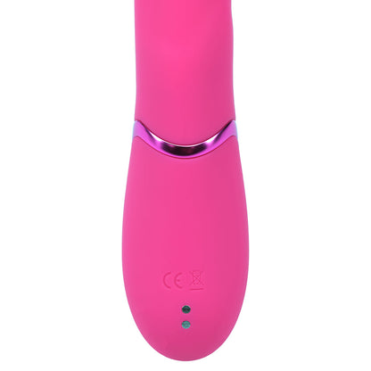 VIVE Fiore Rechargeable G-Spot Air Wave and Tapping Clit Stimulator – Hot Pink