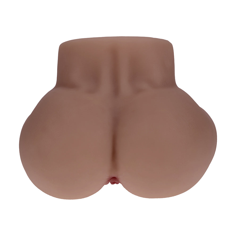 Xkin Kaya Bloom Dual Entry Vibrating Masturbator – Brown