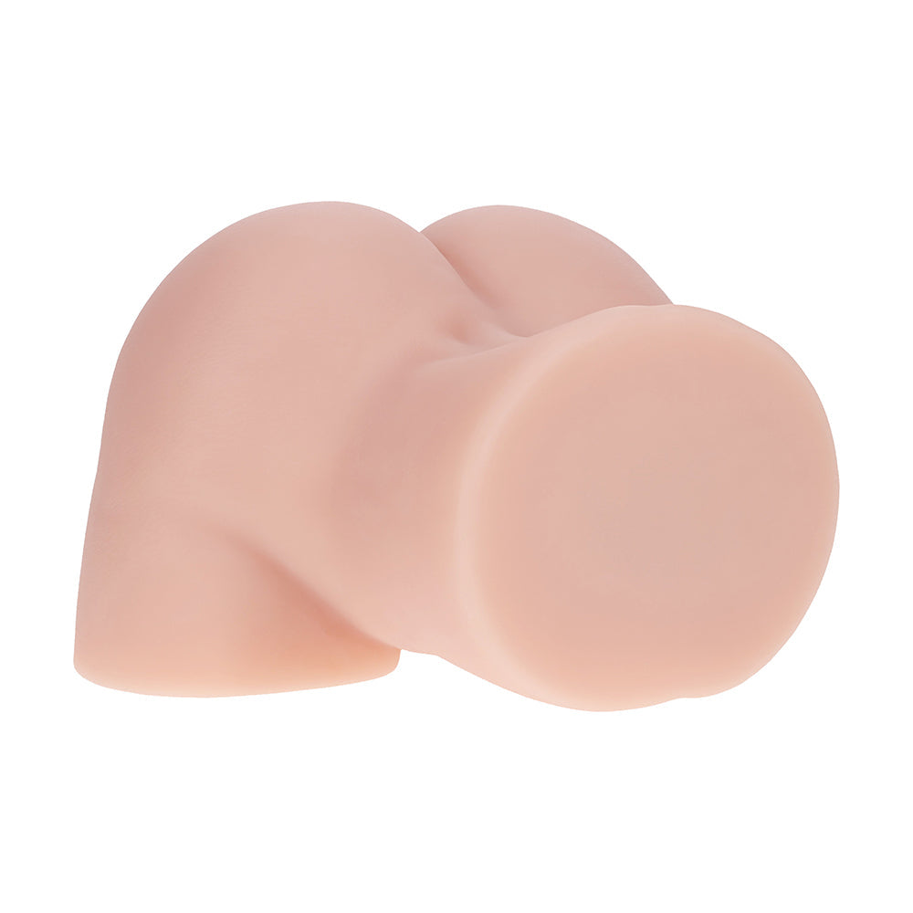 Xkin Bodyforms Rina Brooks Dual Entry Vibrating Masturbator - Beige