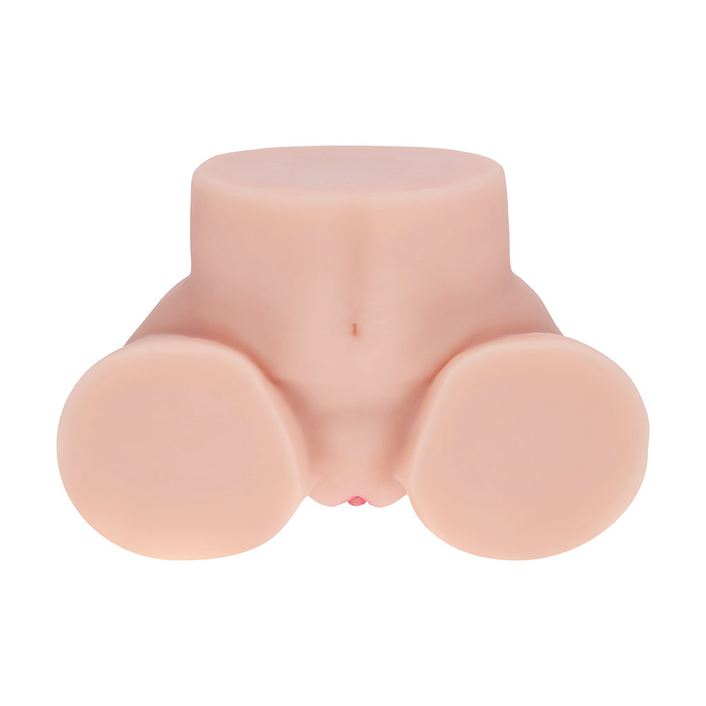 Xkin Bodyforms Rina Brooks Dual Entry Vibrating Masturbator - Beige