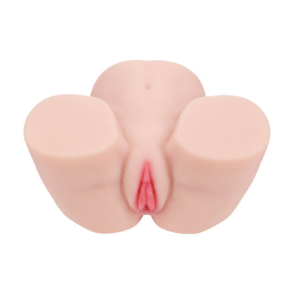 Xkin Vivica Lenore Dual Entry Vibrating Masturbator - Beige
