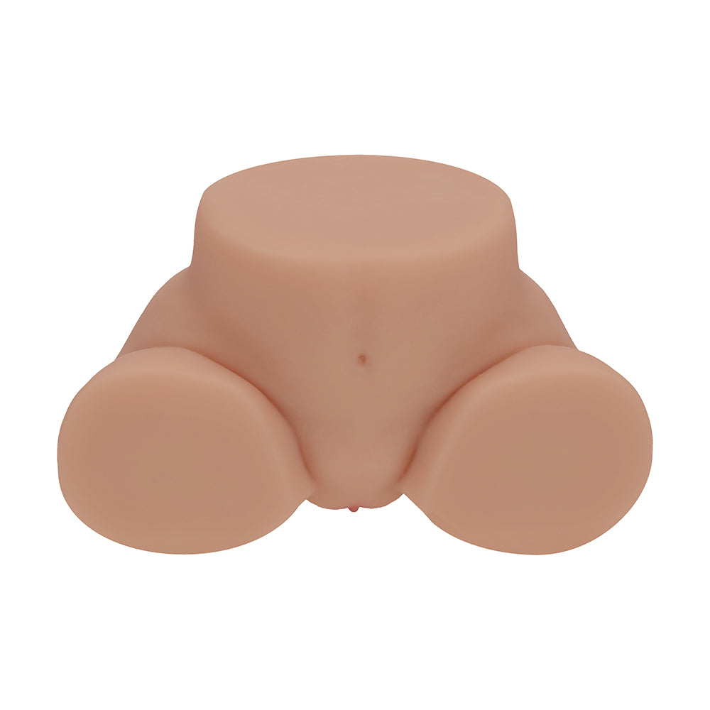 Xkin Lux Arden Dual Entry Vibrating Masturbator – Tan
