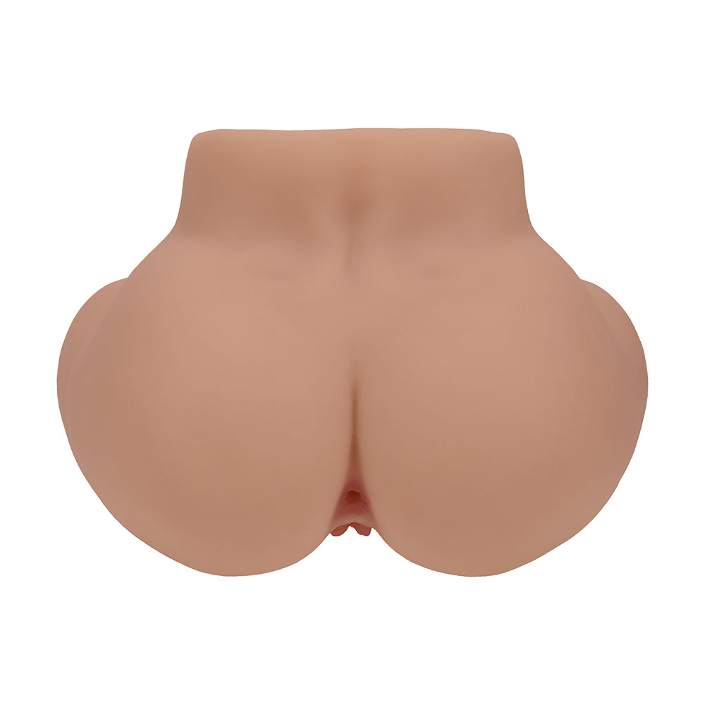 Xkin Lux Arden Dual Entry Vibrating Masturbator – Tan